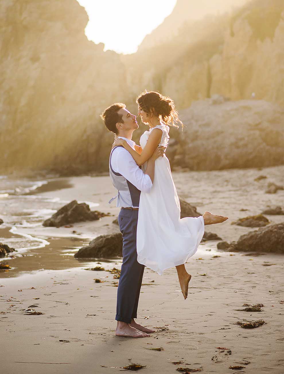 Love Story Photography Elopement Beach