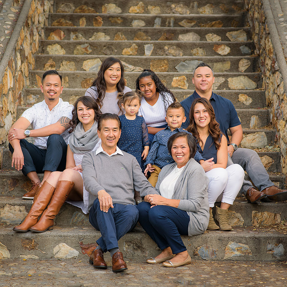 Love-Story-Photography-Family-portrait-kids-large-group-steps